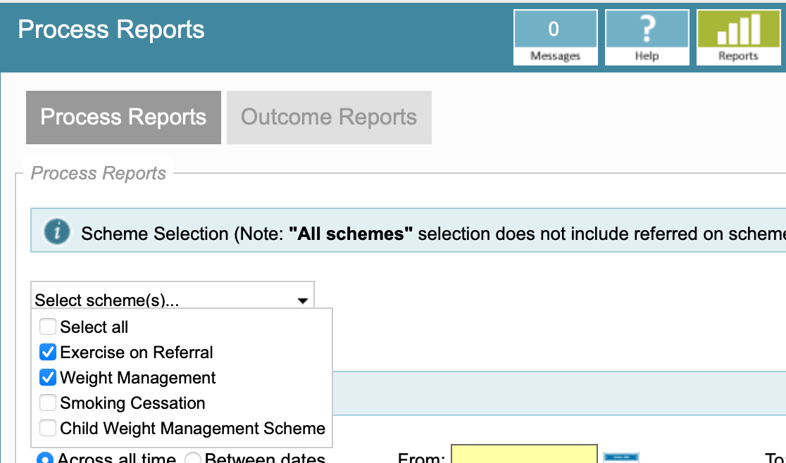 Process reports in ReferAll make reporting quick and easy